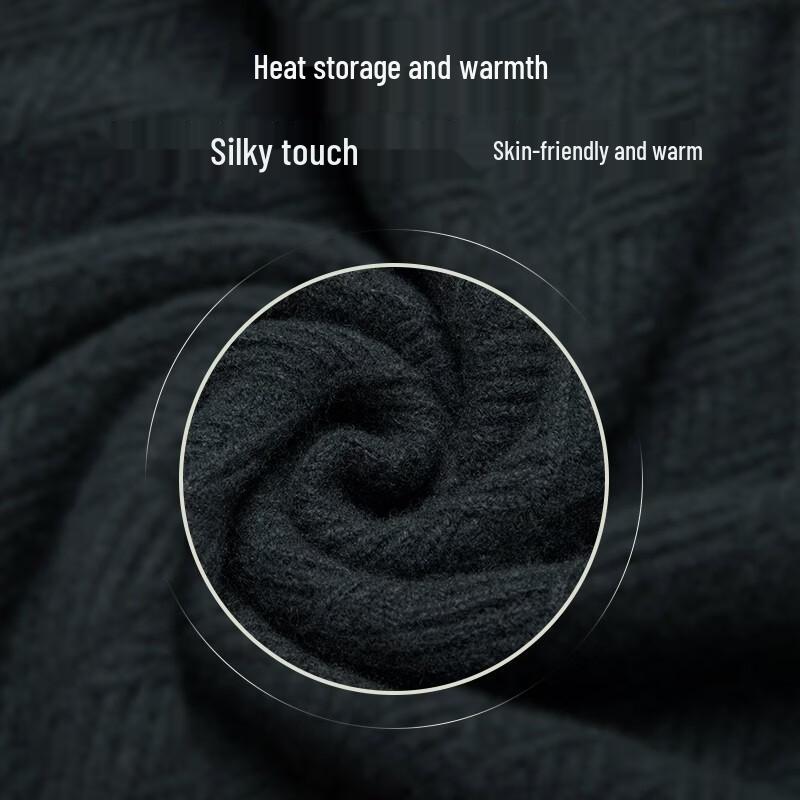 Pánský svetr Hengyuanxiang s kulatým výstřihem, 100% merino vlna