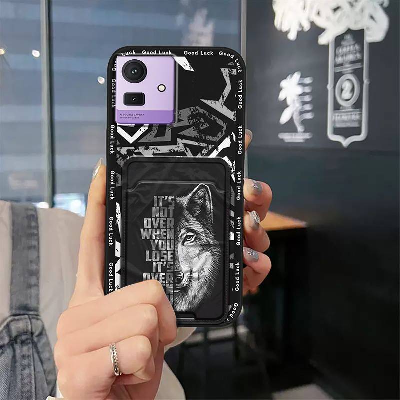 

Прочный мультяшный чехол для телефона для Cubot Note50, противоударный, из ТПУ силикона, с отделением для карт, граффити, милый мягкий чехол Cubot Note50