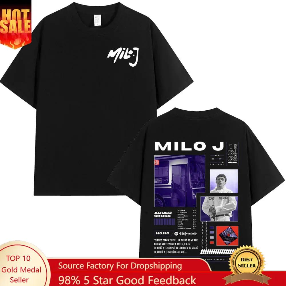 Rapper Milo J 166 Album T Shirt Unisex Unisex Fashion Hip Hop Tshirt 100 Cotton Casual Oversized Short Sleeve Tshirts Streetwear