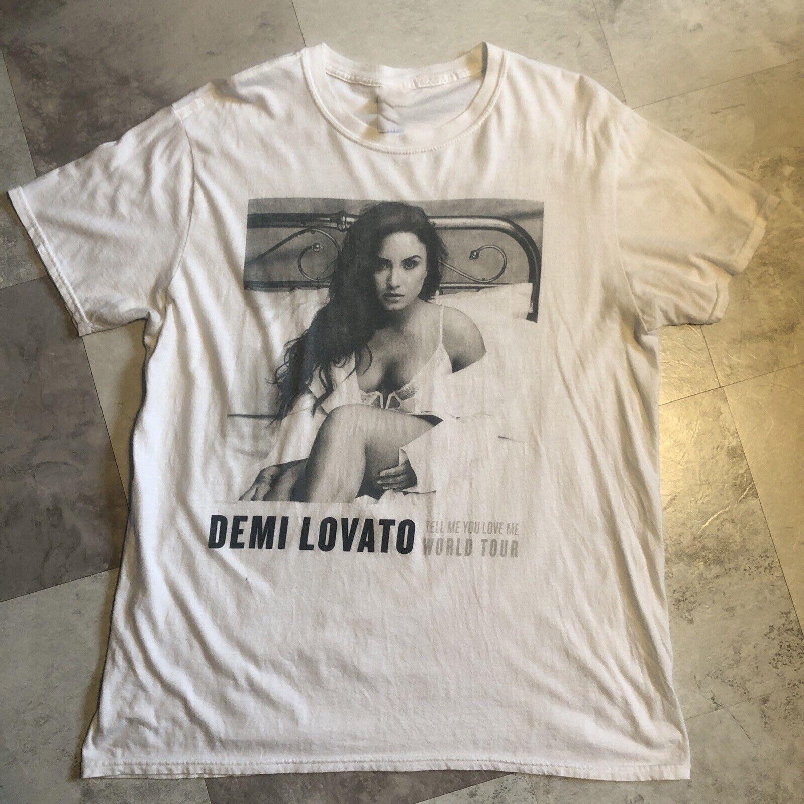 Demi Lovato Tell Me You Love Me World Tour Shirt White Unisex S-5XL EM1624 XXL