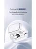 Couple's Bluetooth Earphones: High Sound Quality, Long Battery Life, Noise Reduction, Secure Fit, Set of Four (Q10).