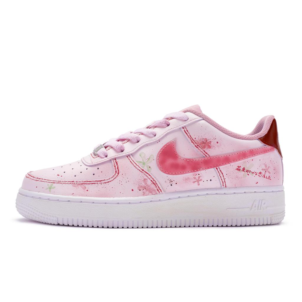 Nike Air Force 1 Low 811 Manufacturing Low top Skateboard Shoes GS Pink White Red DH2920-111(Team80-)