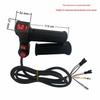 Red Screen Electric Scooter Throttle with Handlebar Grip and Reverse DR Voltage Display