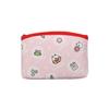 Nyanko Daishouten Original Bottom-Sewn Pouch, All-Over Pattern, Sakura Blue