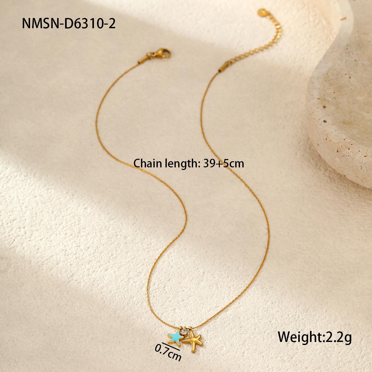 GEMCHIC Women s Ocean Style Stainless Steel Shell Pendant Necklace Summer Beach Vacation Fashion Jewelry