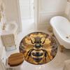 Bee,Round Area Rug,Carpet Rug for Living Room Bedroom Sofa Playroom Decor,Non-slip Floor Mat
