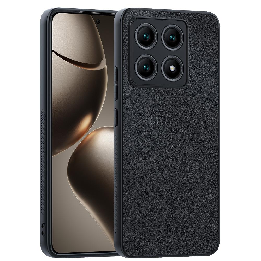 Applicable to Xiaomi Mi 14T mobile phone case ultra-thin plain leather anti-drop lamb leather all-inclusive 1314TPro leather case protective case xiaomi 14t