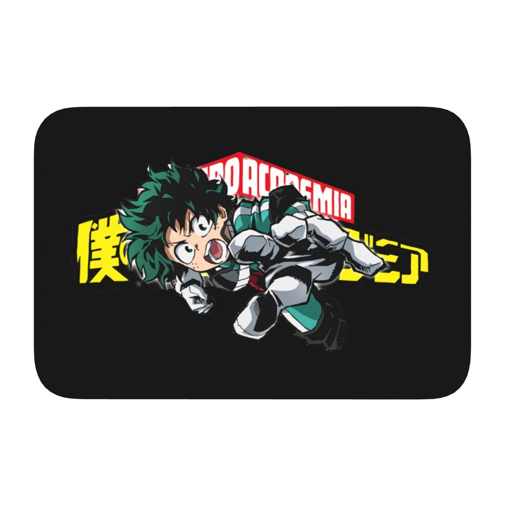 Custom Anime My Hero Academias Japan Manga Doormat Anti-Slip Entrance Kitchen Bath Floor Door Mats Bedroom Balcony Carpet Rug