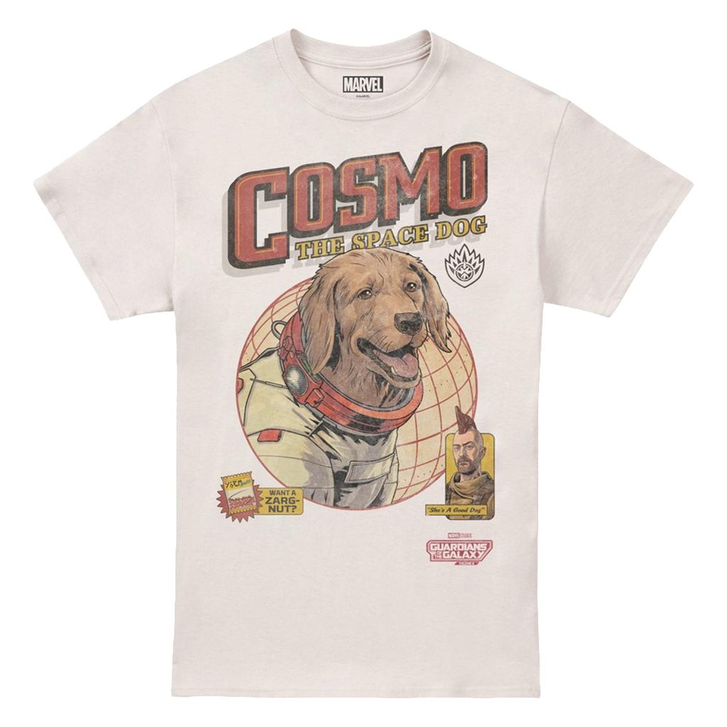 Guardians Of The Galaxy Mens Cosmo The Spacedog T-Shirt