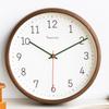 Silent Wall Clock Wooden Hanging Clocks Living Room Modern Luxury Quartz Watch Bedroom Creative Mechanical Watches Decorations