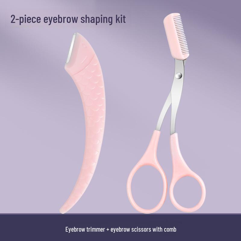 

Инструмент для стрижки бровей для начинающих с расческой и ножницами