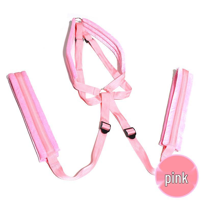 Bondage Door Restraint Strap and Handcuffs Set