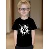 European Sizes Boys' Summer Crew Neck T-Shirt | Breathable, Conventional Fit, Comfortable Edge Finish, Durable Print, Suitable for All Ages