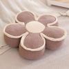 Flower Cozy Plush Cushion With Spliced Design Pillows For Sofa Bed Use Lounge
