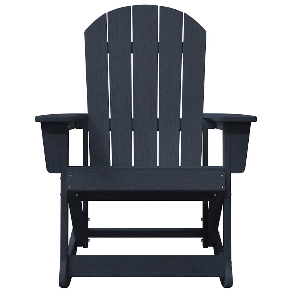 Adirondack Swing Chair Navy Blue 92 x 73.5 x 92 cm HDPE