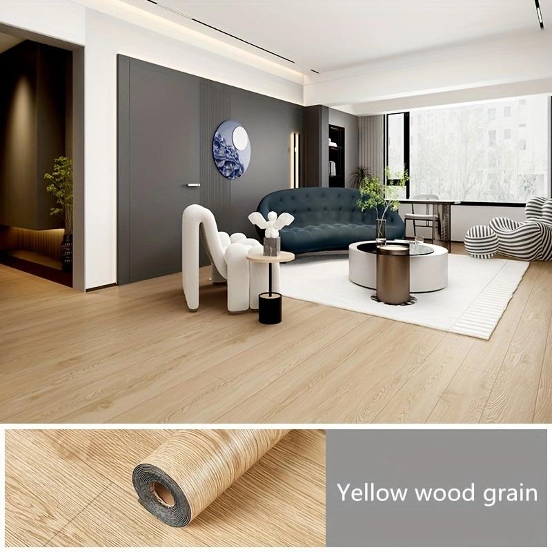 Wood Grain PVC Self-Adhesive Wall Sticker - 40cm*300cm, 1.5mm Thickened, Suitable for Bedroom, Kitchen, Office Background Wall,