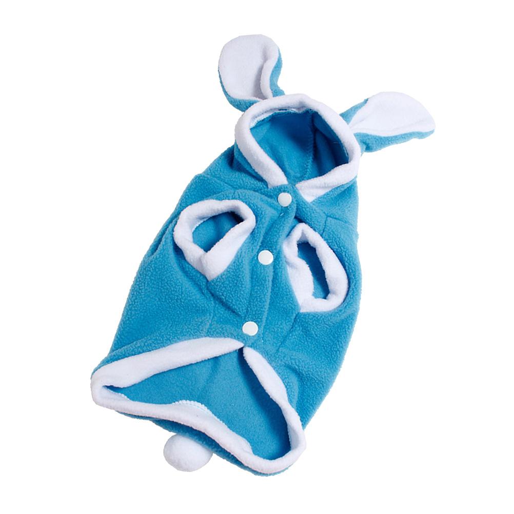 Warm Rabbit Style Clothes Soft Cotton Vest For Small Dogs Winter Outdoor Wear Jacket Dog Coat Pet Dog Clothes