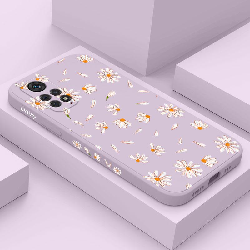 Daisies Fly Phone Case For Xiaomi Redmi Note 14 13 12 12S 11 11S 10 10A 10T 10S 9T 9 8 7 A1 Pro Plus 10C 4G 5G Silicone Cover
