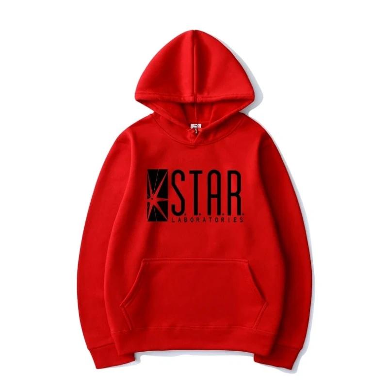 2025 hoodie solid color Star Labs warm pullover fashionable hip-hop street wear men's and women's autumn and winter hoodies