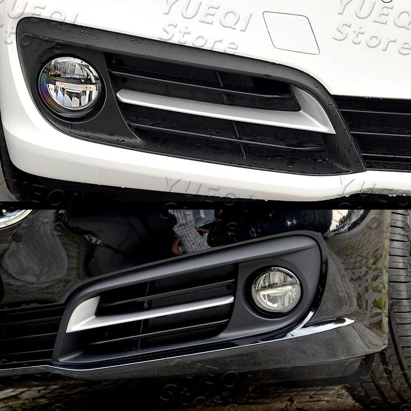 Car Front Fog Lighting Grille Strip Left Right Fit For BMW 5 series F10 F18 2014-2016 OE 51117331765 51117331766 High Quality Au
