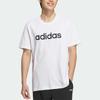 adidas T Shirts Unisex White Crew Neck Moderate Straight Fit JF3219