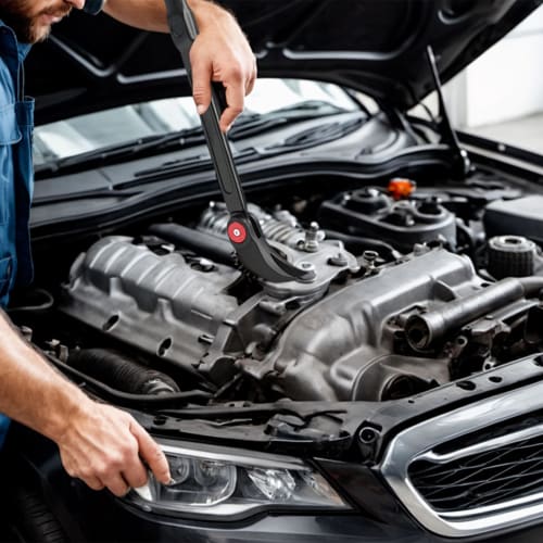 Index Pry Bar - Heavy-Duty Index Pry Bar Tool, Nail Puller Bar | Heavy-Duty Nail Puller Tire Removal Prybar with Ergonomic Handle for Home Remodeling