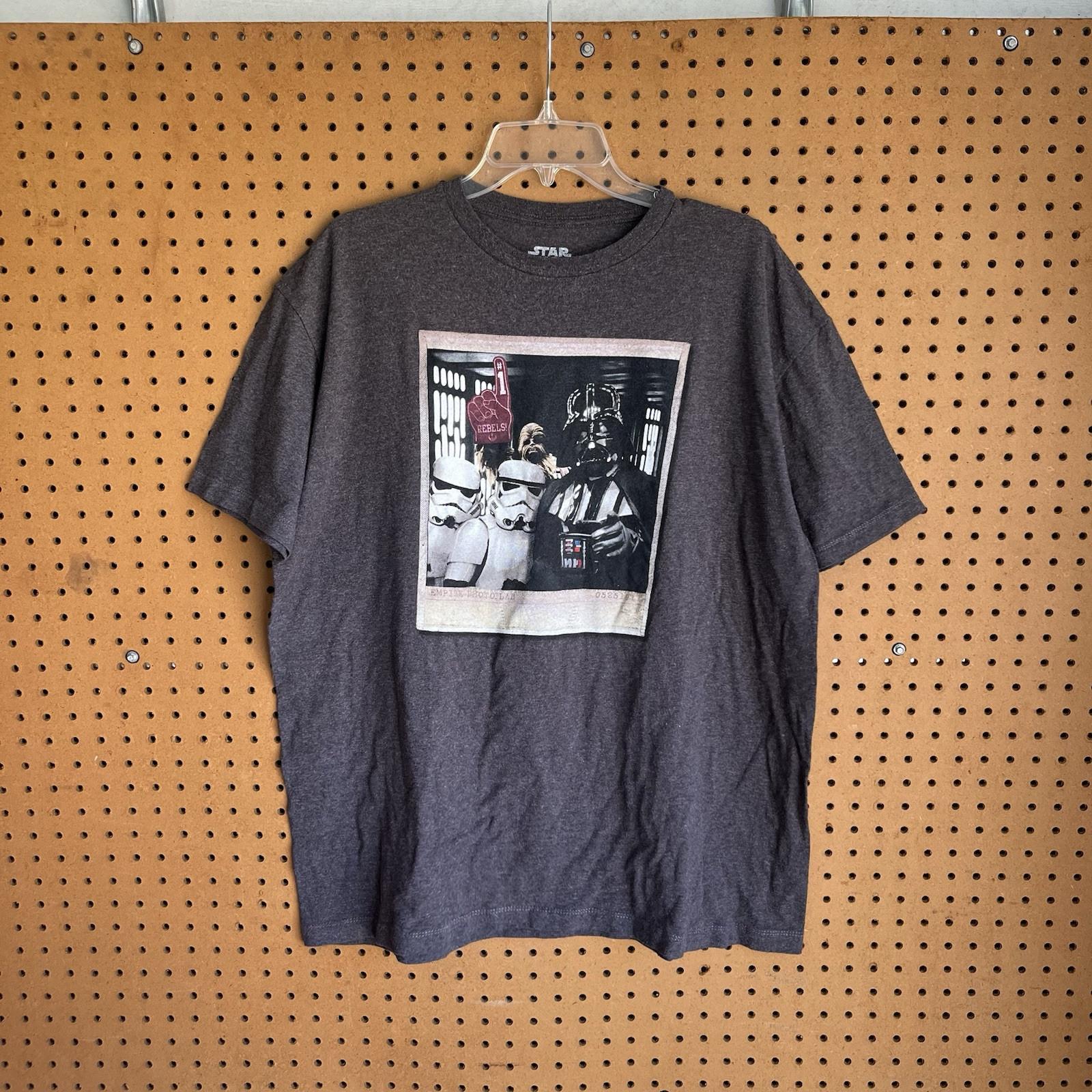 Star Wars Rebels Polaroid Graphic T-Shirt Men’s Size XL Charcoal Gray M
