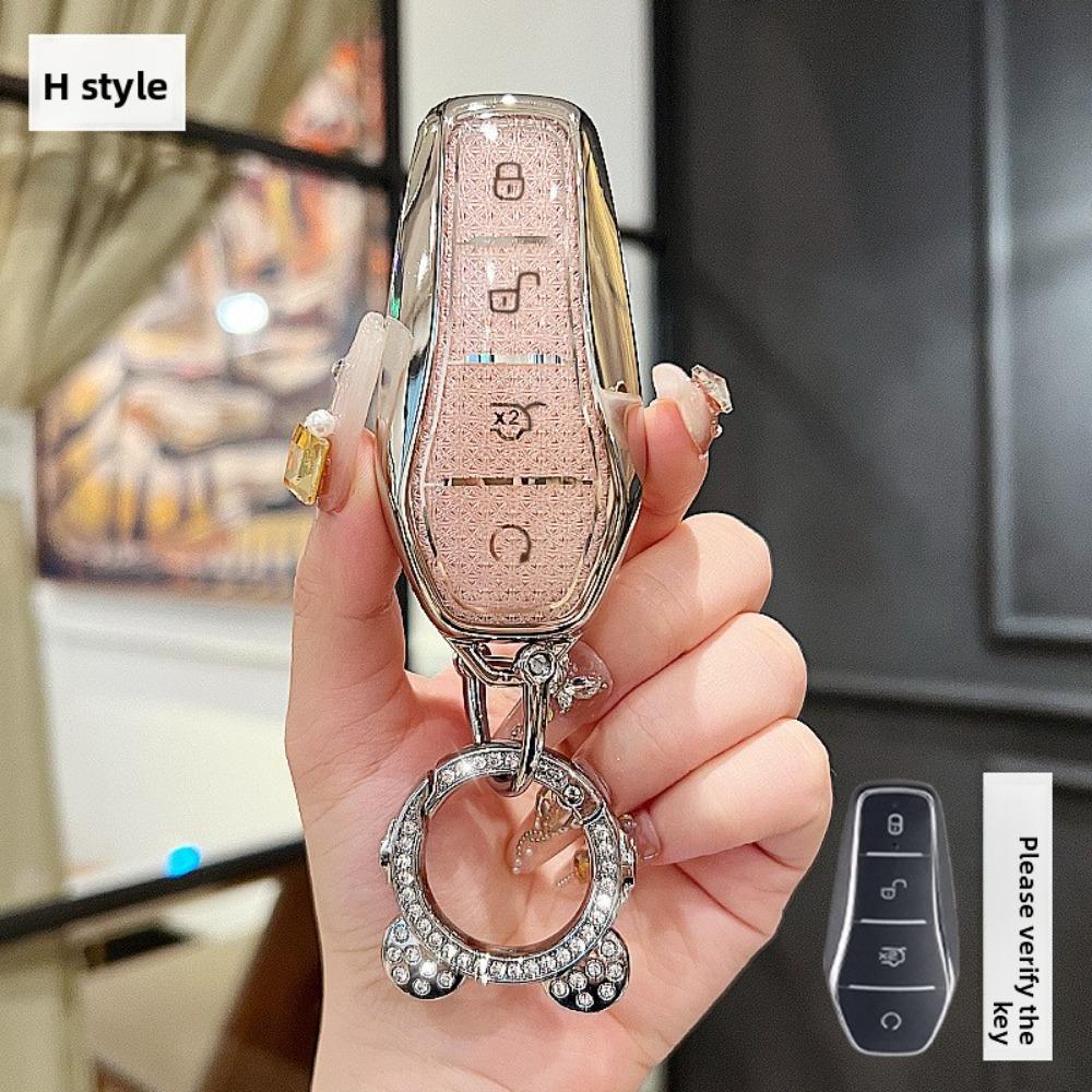 For BYD Car Key Cover for Qin PLUS Tang DMI Dolphin Song PLUS Han EV Yuan Seal Frigate 07 Protective Shell