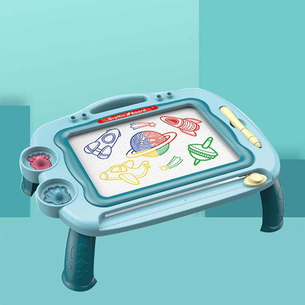 Children Magnetism Writing Board Table Early Learning With Legs Imagination
