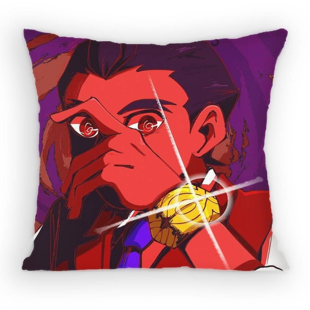 Ace Attorney Apollo Justice Pillow Case Sofa Living Room Bedroom Headboard Backrest Cushion Square Cushion Nap Time