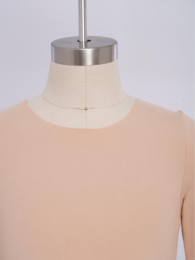 Naadloze Thermische Dans Top voor Kinderen Meisjes: Ronde hals lange mouwen opwarmtrui voor ballet, gymnastiektraining en de winter