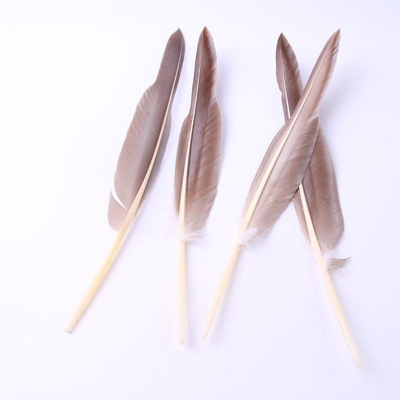 Diy Hunchback Big Feather Wedding Crafts Wing Pen Diy Jewelry Accessories Handmade Decorative Materials