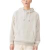 Li-Ning Wade Series Alphabet Pattern Fleece Lined Pullover Hoodie 'Cream White' Unisex AWDS115-6