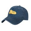Snake Embroidered Washed Cotton Baseball Cap Classic Fit Unisex Outdoor Hat With Vintage Design And Comfortable Adjustable Back