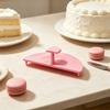 Kitchen Cake Decoration 3PCS Curve Auxiliary Tools, Lightweight PLA Support Decorating Tools Stakes, Ruffle Stencils for Baking Supplies Birthday