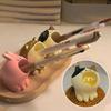 Resin Pen Holder Big Mouth Cat Cartoon Cute Mini Dog Cat Doll Paper Clip Storage Office Room Desktop Decorative Ornaments