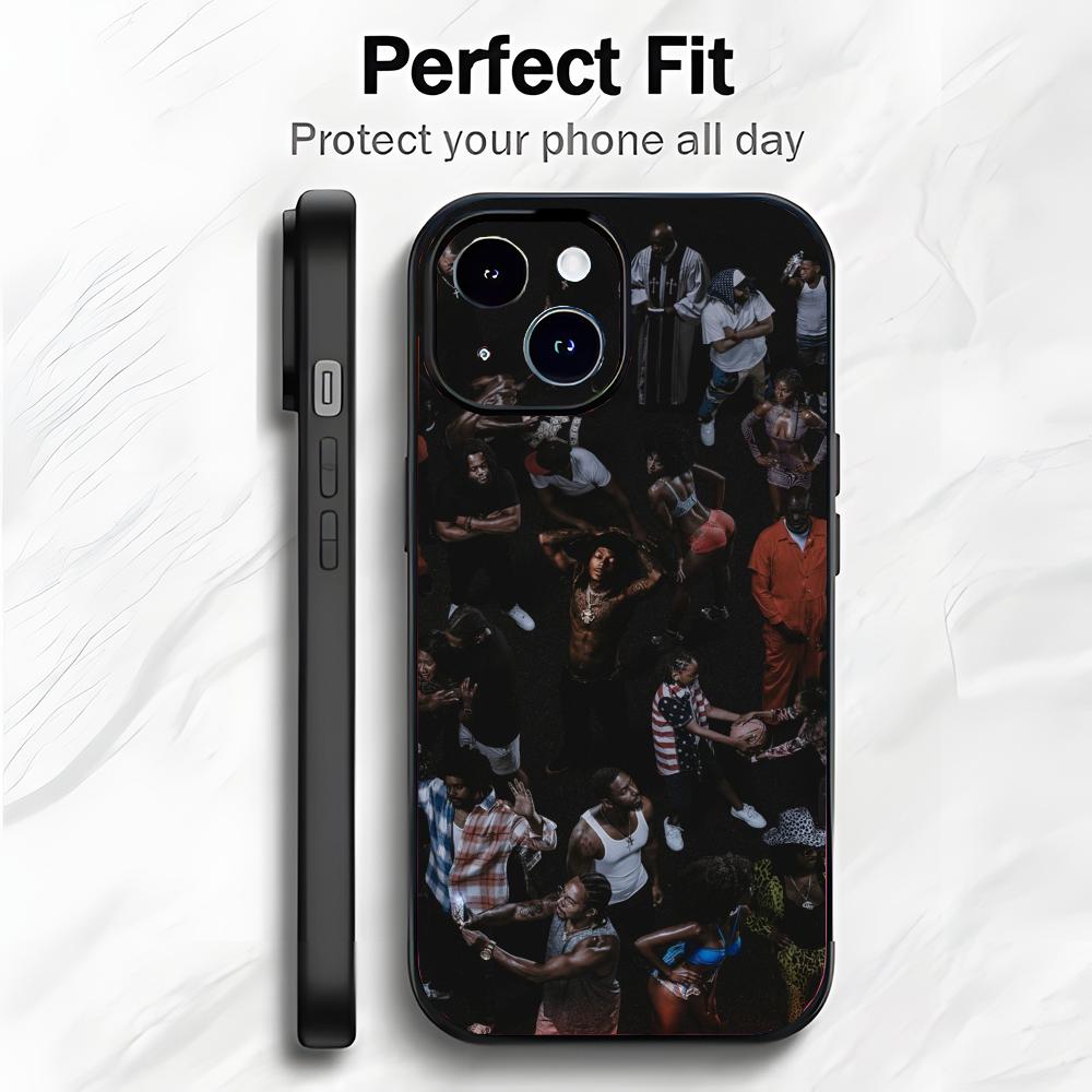 American Hip-Hop Rapper JID Phone Case Phone Case Soft Packaging Lightweight For iPhone17 16 15 14 13ProMax