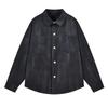 Tie-dye Shirt New Style Jacket Autumn and Winter Trendy Corduroy Jacket Top Work Pocket Long Sleeve Shirt
