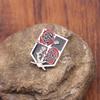 Anime Attack ON Titan Enamel Pin Eren Jaeger Mikasa Ackerman Jiyuu No Tsubasa Cartoon Brooch Lapel Badge Gifts