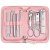 THREE SEVEN NTS-8001 9-Piece Stainless Steel Nail Clipper Set