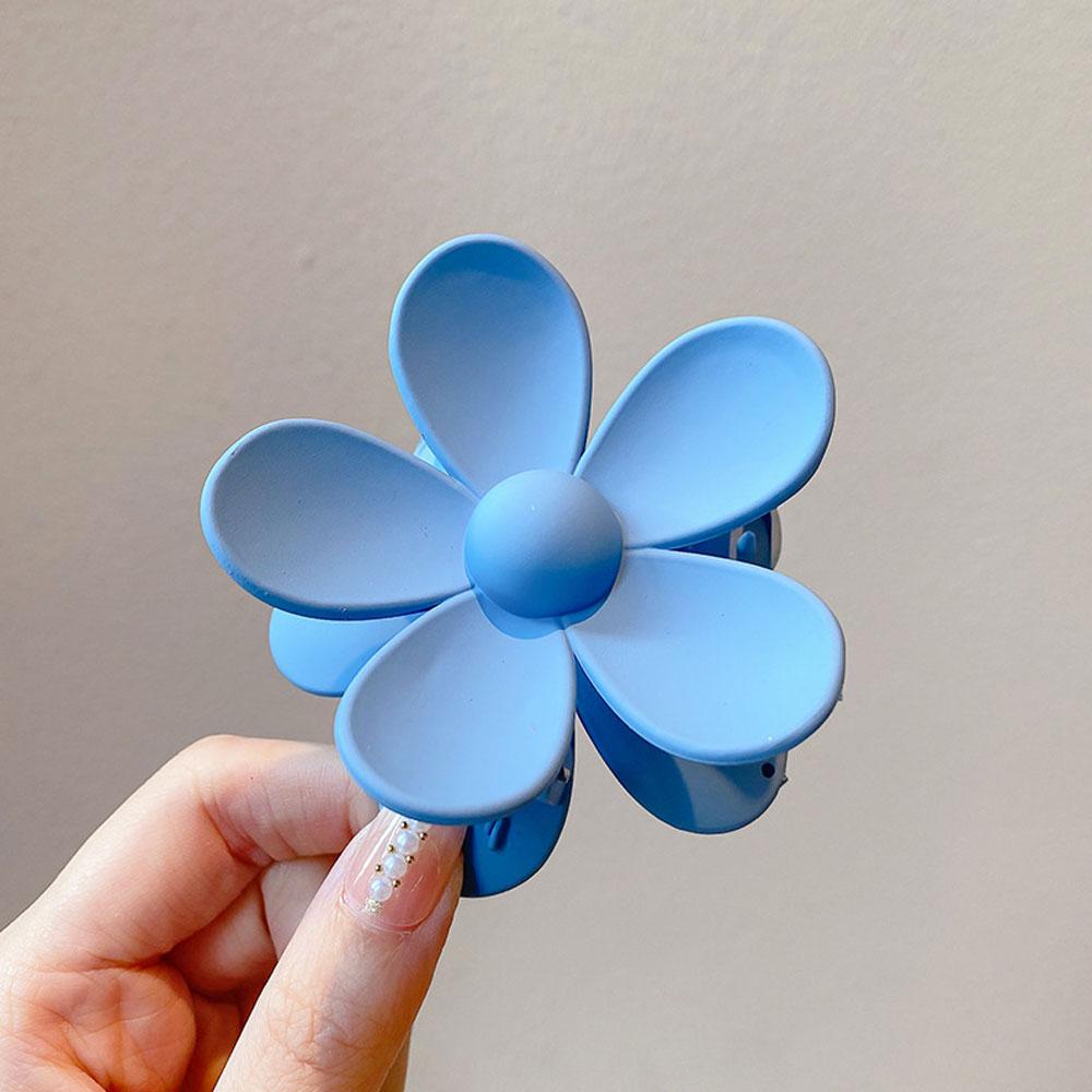 1Pcs Large Flower Shape Hair Claw Clip Sweet Floral Non Slip Hair Claws Girls Crab Clips Headwear Accessories