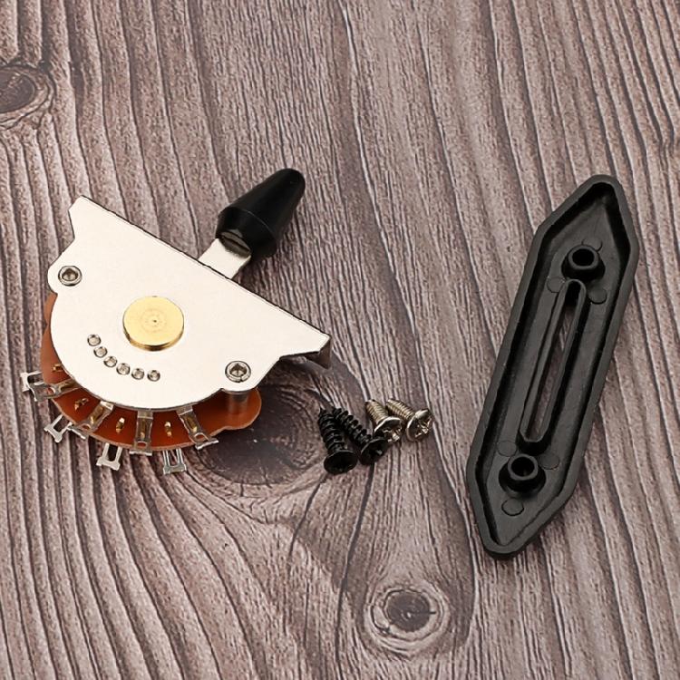 Heavy Duty 5 Way Electric Guitar Pickup Lever Switch Guitar Pickup Selector Switch for Guitar with Plastic Tip Switch