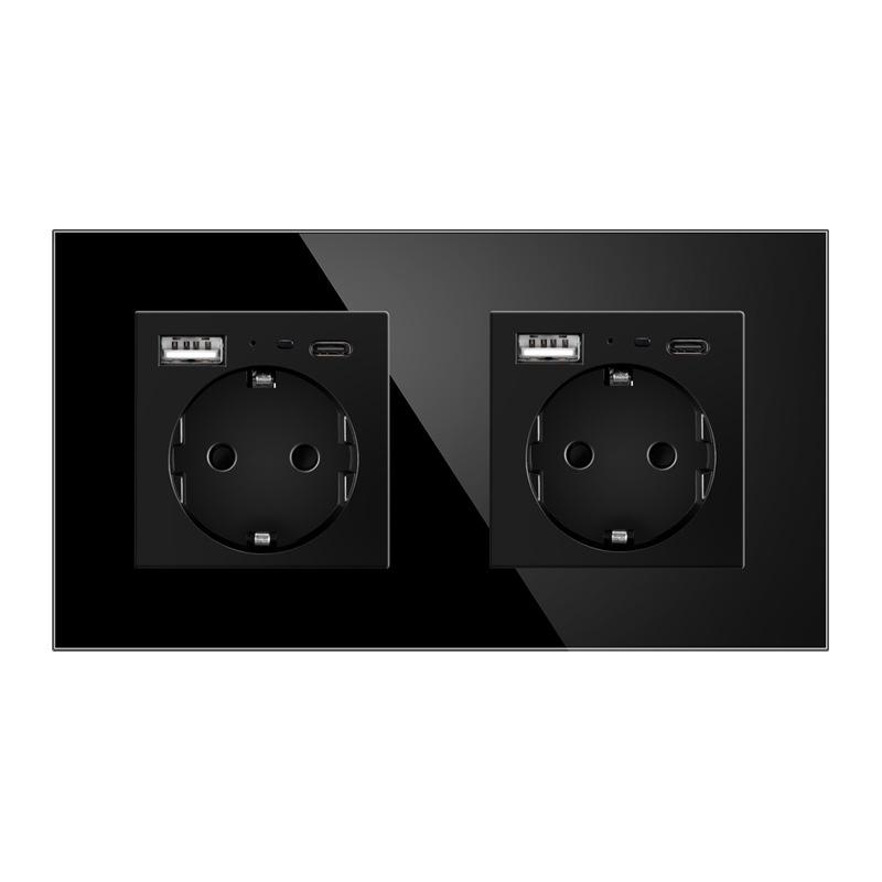 European Standard Smart WiFi Socket with APP Remote, Voice Control, Timer & Power Monitoring