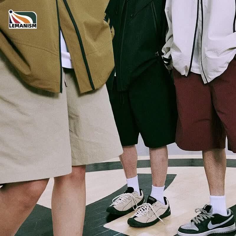 LEMANISM Unisex American Style Quick-Dry Casual Shorts XL