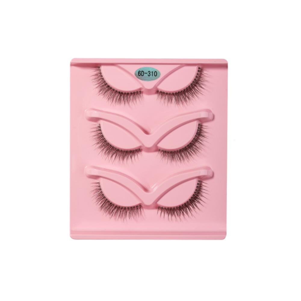 Clear Band Cat Eye False Eyelashes Natural Long 3D Faux Mink Lash Eye Makeup Tools