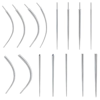 1/5Pcs Stainless Steel Duide Rod Piercing Stretching Tool for Internally & Externally Threaded Jewelry Body Piercing Tools