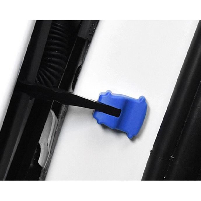 For Hyundai Elantra 2021-2023 Blue Matte Door Buckle Protection Cover Trim 4PCS