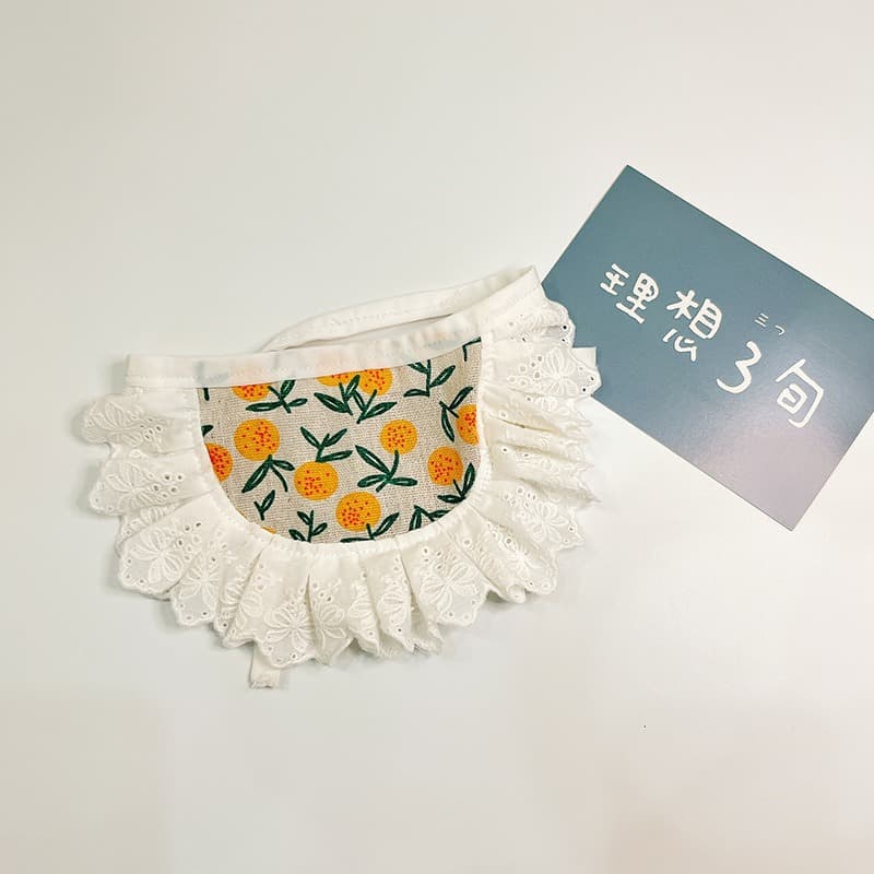 Puppy Collar Cat Collar Cute Bow Pet Scarf Scarf Dog bib Pet drool towel