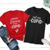 Spezielle Lieferung von Amor Shirt Ruf mich Amor Valentinstag Schwangerschaft Ankündigung Unisex Paar Valentinstag Schwangerschaft Enthüllung T-Shirt