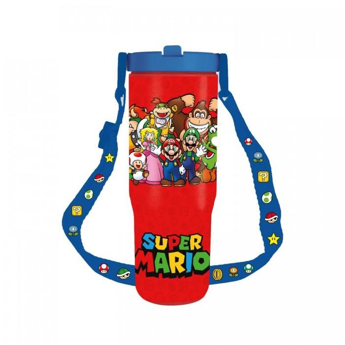 Super Mario Group Shot 850ml Water Bottle
